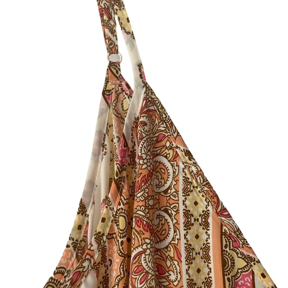 Band of Gypsies Boho Lightweight Jumpsuit Summer Tones Size Large - Picture 3 of 4